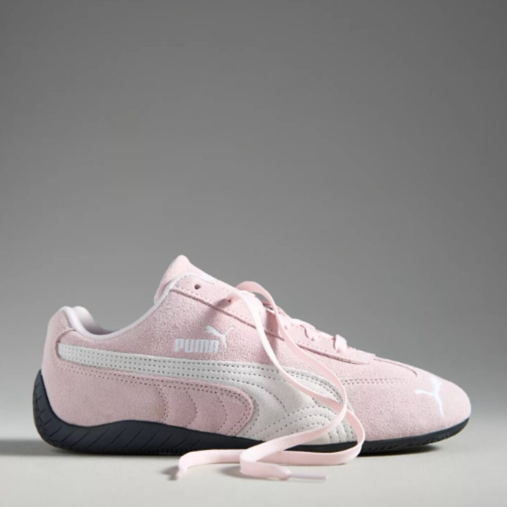 PUMA Speedcat OG Blush Pink Suede & Leather Lace Up Sneaker